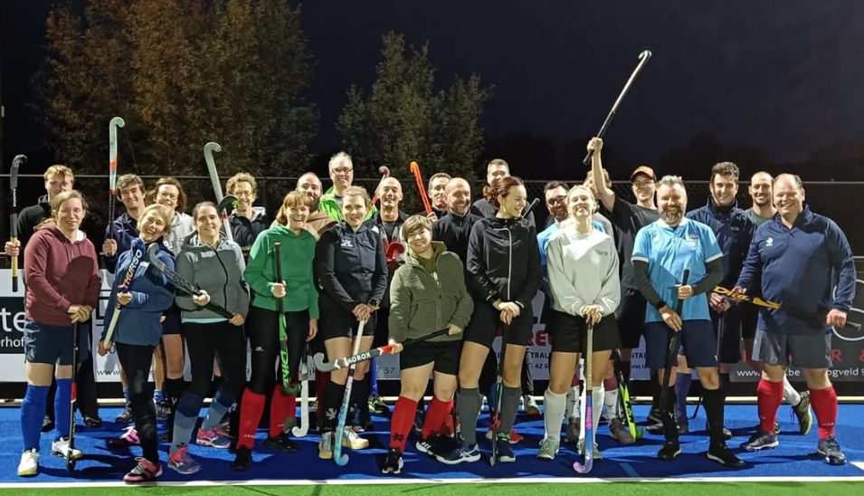 Team bijeenkomst 's avonds